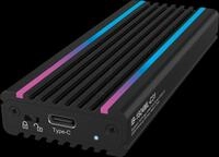 ICY IB-1824MLC31 - Externes M.2 NVMe SSD Geh&auml;use, USB 3.1 Typ-C - RGB