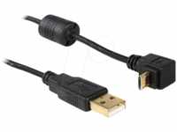 DELOCK 83148 - USB 2.0 Kabel, A Stecker auf Micro B Stecker, 1 m