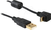 DELOCK 83148 - USB 2.0 Kabel, A Stecker auf Micro B Stecker, 1 m