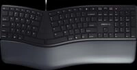 JK-4500EU-2 - Tastatur, USB, schwarz, ergonomisch, Layout: US mit &euro;-Symbol