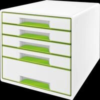 LEITZ 52142054 - Schubladenbox, WOW CUBE, gr&uuml;n