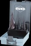 RUKO 101026FRO - Stufenbohrersatz, TiAlN, 4,0 - 30,0 mm, 3-teilig