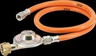 CFH 52452 - Druckregler 50 mbar/ 80 cm Gasschlauch 1/4" lks.