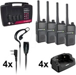 ALBRECHT TT W3-4 - Funkger&auml;te, Tectalk Worker 3, PMR446, 4er Kofferset