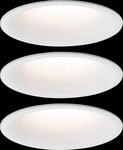 PLM 93415 - Einbauleuchte Cymbal, 3 x 6,8 W, 530 lm, 2700 K, wei&szlig; matt