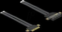 DELOCK 85769 - Riser Karte, PCIe x4 > x4, 60 cm Kabel