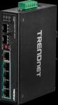 TRN TI-PG62 - Switch, 6-Port, Gigabit Ethernet, DIN Rail, PoE+