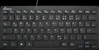 MR OS112 - Tastatur, USB, schwarz, flach, kompakt