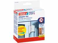 TESA 55419 WS - tesa® Insect Stop Falt, Bohrfrei-Adapter, weiß