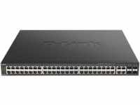 D-LINK DGS2052MP - Switch, 52-Port, Gigabit Ethernet, RJ45/SFP, PoE+