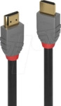 LINDY 36951 - HDMI Kabel - Anthra Line, zertifiziert, 10K120Hz, 0,5 m