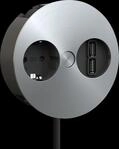 BACH 931.031 - TWIST Steckdoseneinheit, 1-fach, USB A/A 15W