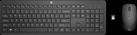 HP 18H24AA - Tastatur-/Maus-Kombination, Funk, schwarz, Layout: DE