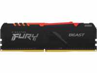 40KI1636-1018BR - 16 GB DDR4 3600 CL18 Kingston FURY Beast RGB