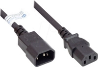 GC P1430-S007 - Kaltger&auml;teverl&auml;ngerung C14 auf C13 , schwarz, 0,75 mm&sup2;, 0,75...