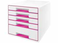 LEITZ 52142023 - Schubladenbox, WOW CUBE, pink