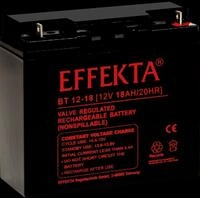 EFKTA BT12-18 - Blei-Vlies-Akku, AGM, 12V, 18 Ah