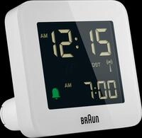 BRAUN BC09-DCF W - Funkwecker digital wei&szlig;