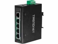 TRN TI-PE50 - Switch, 5-Port, Fast Ethernet, PoE+