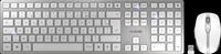 JD-9100FR-1 - Tastatur-/Maus-Kombination, Bluetooth/Funk, Layout: Frankreich