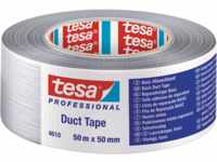 TESA 04610 SI - Gewebeband Professional Duct Tape, 50m x 50mm, silber-matt