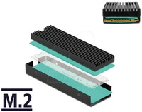 DELOCK 18353 - K&uuml;hlk&ouml;rper f&uuml;r M.2 SSD 2280 schwarz