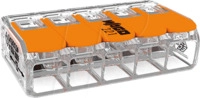 WAGO 221-615 - Verbindungsklemme, 6 mm&sup2;, 5-Leiter