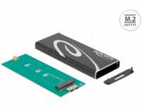 DELOCK 42007 - Externes M.2 SATA SSD Key B Gehäuse, USB 3.1