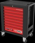 KS 873.1008 - PERFORMANCEplus P15 SCHWARZ/ROT Werkstattwagen mit 8 Schubladen