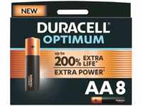 DURA OPT AA8 - Duracell Optimum, Alkaline Batterie, AA (Mignon), 8er-Pack