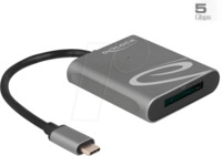 DELOCK 91741 - Card Reader, extern, USB 3.2 Gen1 Type-C, XQD
