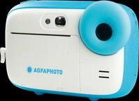 AGFA ARKICBL - Kinder-Sofortbild-/Digitalkamera, s/w, blau
