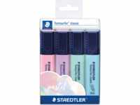 STAEDTLER 364CW4 - Textmarker, Keilspitze, 1-5 mm, 4 Farben, pastell