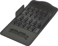 WERA 05136459001 - Textile Box, leer, 140 x 83 x 45 mm