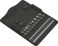 WERA 05136466001 - Textile Box, leer, 180 x 88 x 46 mm