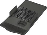WERA 05136458001 - Textile Box, leer, 140 x 83 x 45 mm