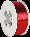 VERBATIM 55054 - Filament, PETG, rot, transparent, 1,75 mm, 1 kg