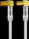 GOOBAY 70411 - Antennenanschlusskabel (IEC) (135 dB typ) 4x geschirmt, 1,0 m