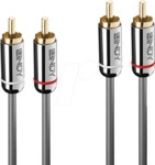LINDY 35345 - Cinch Audio Kabel, 2x Cinch Stecker, 1,0 m