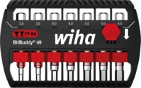 WIHA 42114 - Bit-Satz BitBuddy, 7-teilig Sechskant, 49 mm, TY-Bit