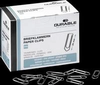 DURABLE 120725 - B&uuml;roklammern, 26 mm, verzinkt, 1000 St&uuml;ck