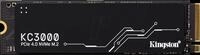 SKC3000S/512G - Kingston KC3000 NVMe&trade; SSD, 512 GB, M.2 PCIe