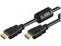 ICOC-HDMI-FR-050 - High Speed HDMI Kabel mit Ethernet, Ferrit, 5 m