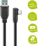 GOOBAY 66502 - Kabel USB 5 Gb/s Typ-C > Typ-A 90&deg;, 1,5 m