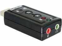 DELOCK 61645 - Soundkarte, extern, Adapter, USB 2.0, 3.5 mm