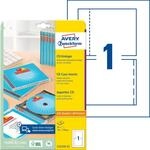 AVZ C32250-25 - CD-Einleger, Inkjet, Laser, 25 St&uuml;ck, wei&szlig;