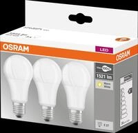 OSR 405807581941 - LED-Lampe BASE E27, 14 W, 1521 lm, 2700 K, 3er-Pack