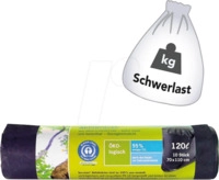 SECOLAN 00839 - Secolan&reg; Schwerlasts&auml;cke, 120,0 l grau 45,0 &micro;m, 10 St&uuml;ck