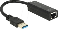 DELOCK 62616 - Netzwerkkarte, USB 3.0, Gigabit Ethernet, 1x RJ45