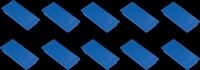FRANKEN HM235003 - Magnete, 23x50 mm, blau, 10 St&uuml;ck